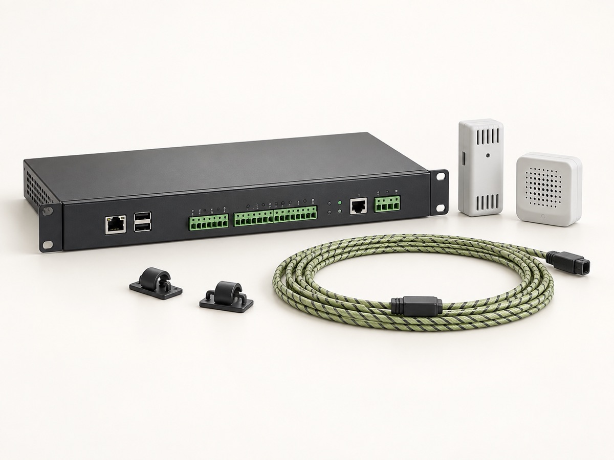 Illustration of data center monitoring sensors