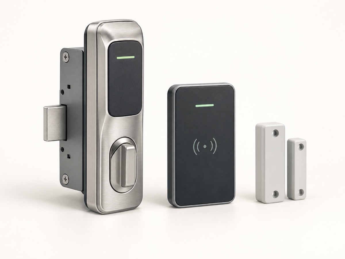 Illustration of access control hardware