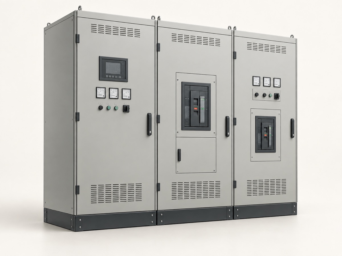 Illustration of electrical switchgear